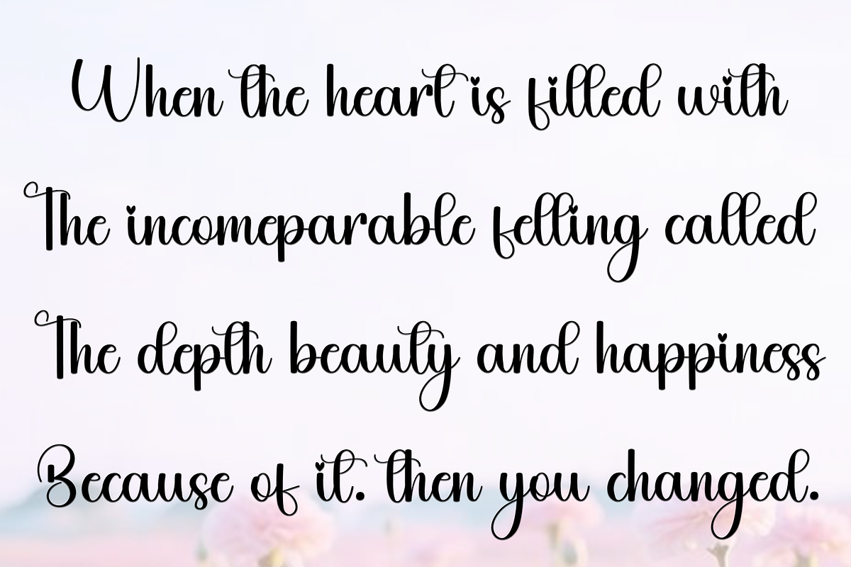 Simple Bigday, a Handwritten Font by FreshTypeINK (Photo 7 of 8)