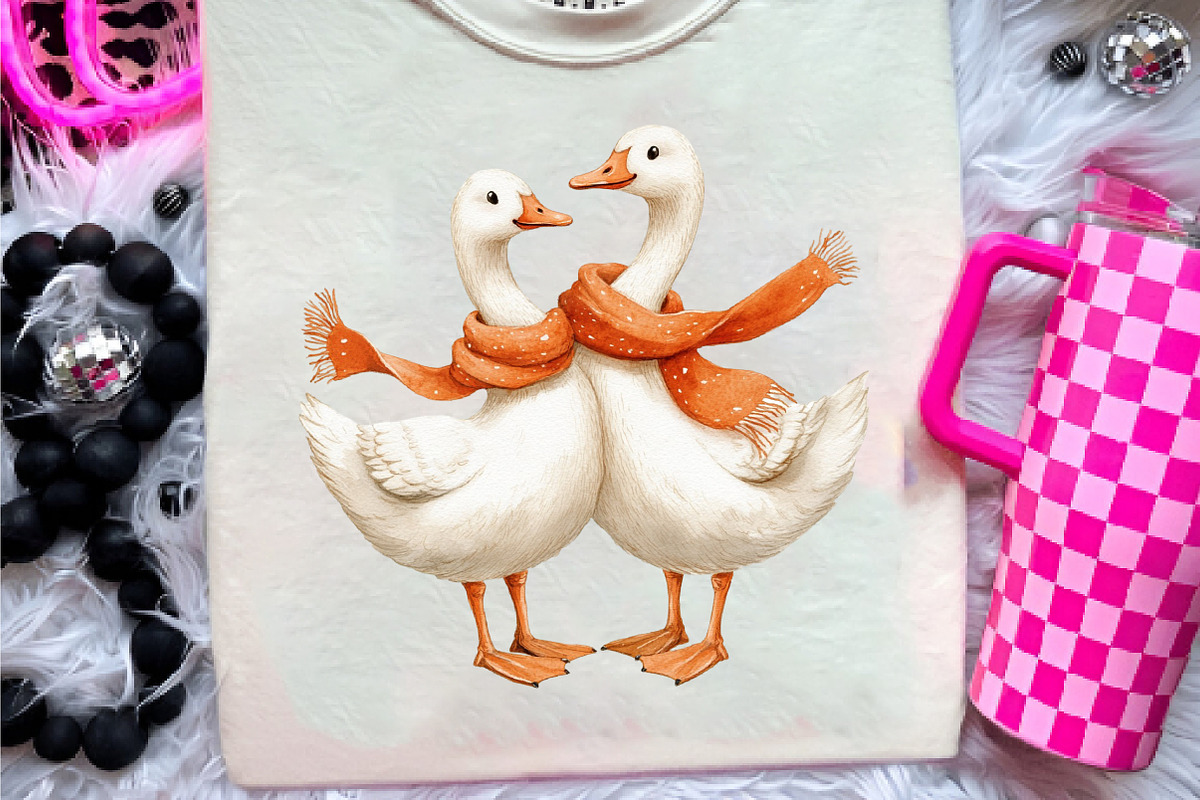 Wedding Goose Clipart, an Illustration by CreationArt (Photo 5 of 9)