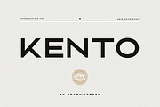 Kento - The Modern Sans Font, a Sans Serif Font by Graphicfresh (Thumbnail 1 of 10)