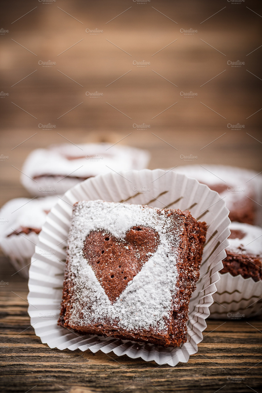 Chocolate Brownies Containing Brownie Chocolate And Cookie