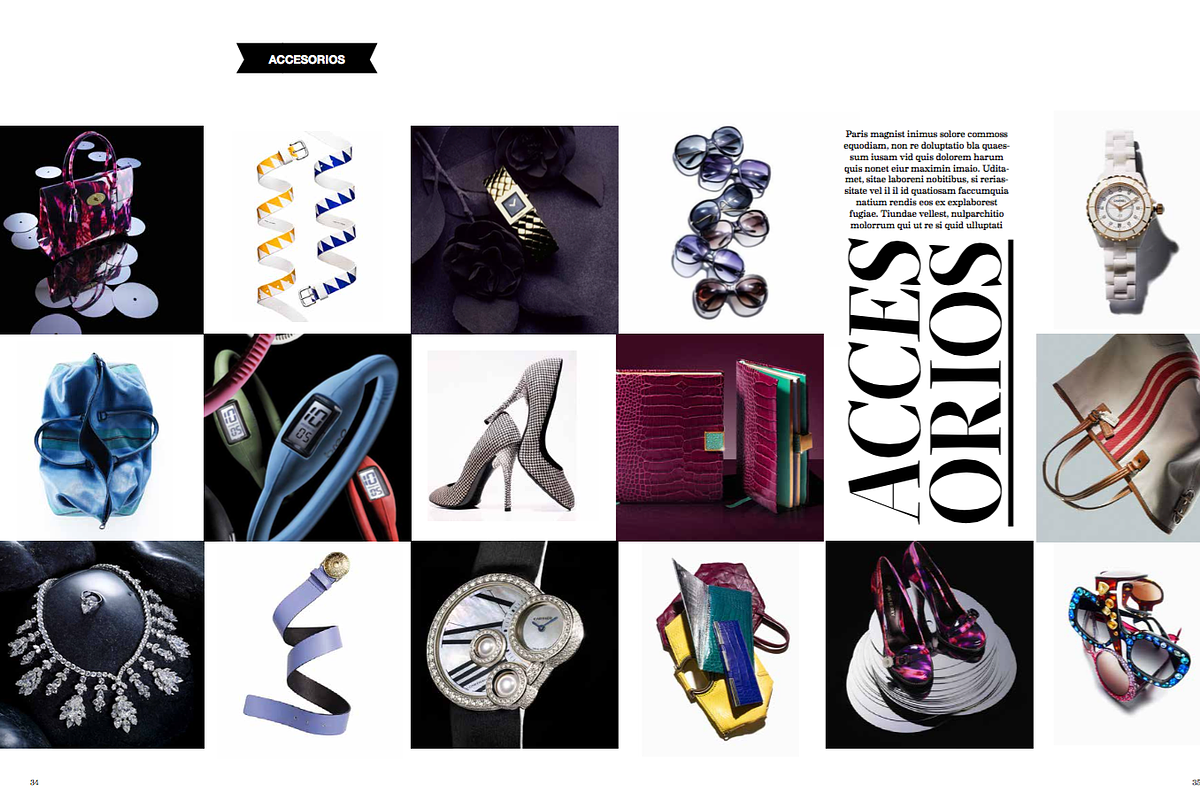 Fashion magazine template, a Magazine Template by Cristian Villegas Studio (Photo 13 of 20)