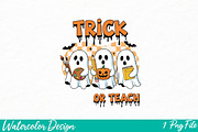 Trick Or Teach Png, an Icon by Watercolor design (Thumbnail 1 of 3)