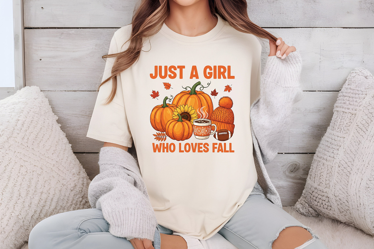Just a Girl Who Loves Fall Halloween, an Illustration by Libby Wishes (Photo 4 of 6)