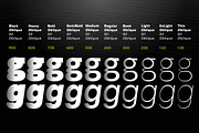 Genera | Neutral Sans Serif Family, a Sans Serif Font by Wahyu & Sani Co. (Thumbnail 3 of 7)