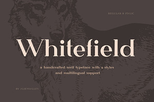 Whitefield - Handcrafted Serif