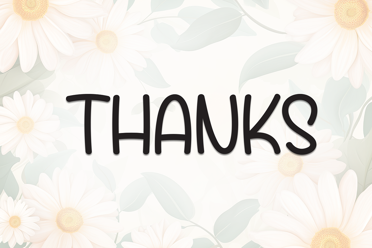 Retro Daisy | Script Font, a Script Font by Scratchones (Photo 8 of 8)
