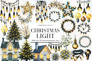 Christmas Light Clipart, an Illustration by Designworld (Thumbnail 1 of 5)