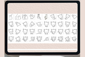 100 Cats Coloring For Kids V.2