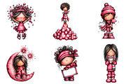 Quirky Girl New Year Clipart, an Illustration by designcity5 (Thumbnail 3 of 5)