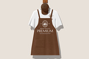 Apron and Tshirt Mockup, a Shirt Mockup by Unerispace (Thumbnail 2 of 5)