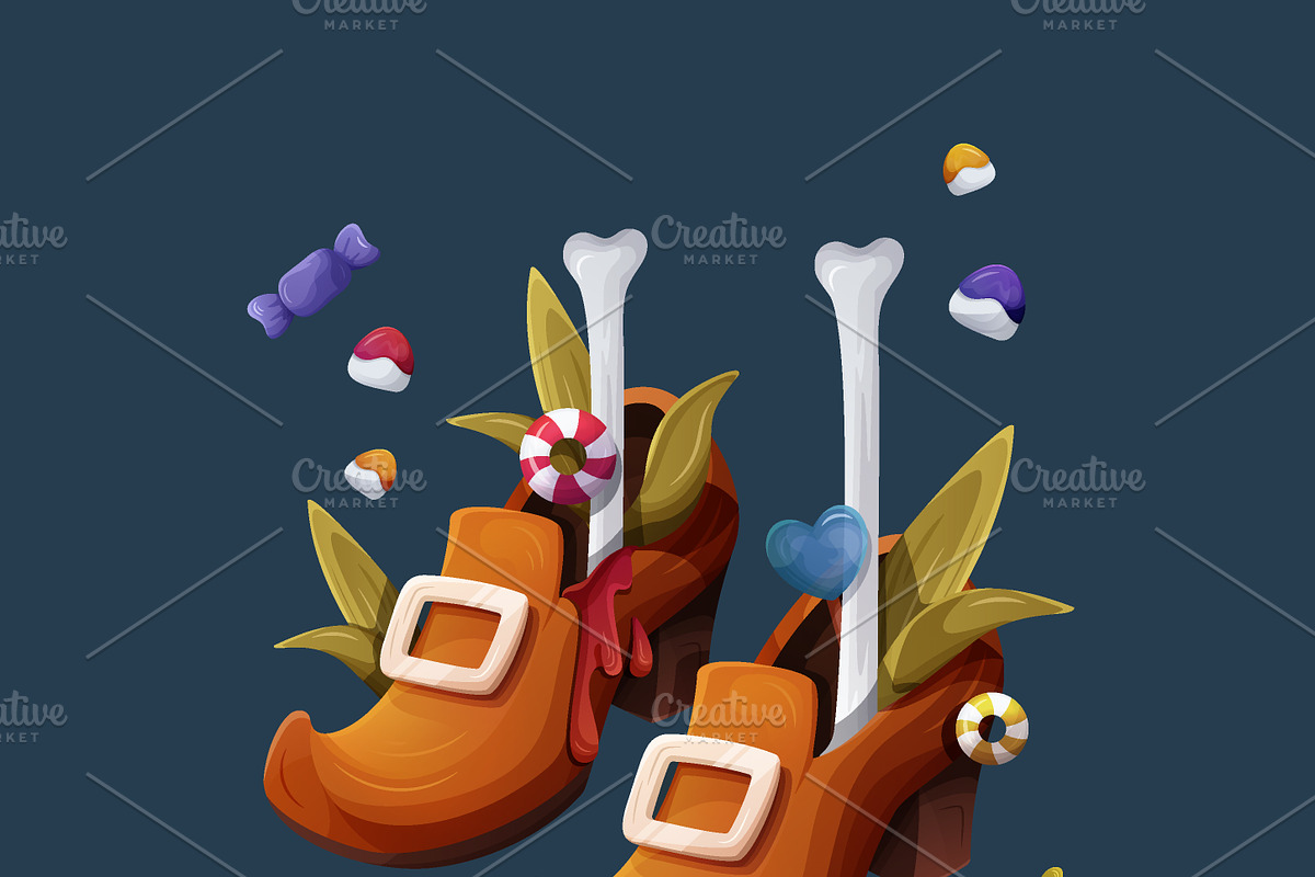 Halloween PumpkinClipart & Patterns, a Seasonal Illustration by Alina Kruss (Photo 6 of 11)