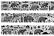 Vintage Animals and Fish Folk Art, an Illustration by devastd (Thumbnail 20 of 30)