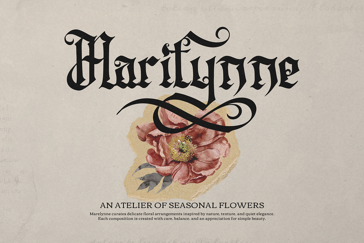 Rexstorm | Blackletter Typeface, a Blackletter Font by Denustudios (Photo 9 of 12)