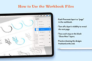 Animal Flourishes Procreate Workbook, an Animal Illustration by Molly Suber Thorpe (Thumbnail 4 of 7)