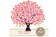 Cherry Blossoms Digital Paper, a Pattern Graphic by JennyL Designs (Thumbnail 6 of 6)