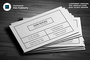 Simple Individual Business Cards, a Business Card Template by Galaxiya (Thumbnail 1 of 8)
