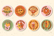 Groovy Fast Food Collection, a Food Illustration by Alla's Creations (Thumbnail 4 of 15)