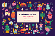 Merry Christmas, a Seasonal Illustration by MoleskoStudio (Thumbnail 1 of 28)