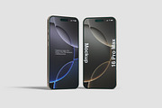iPhone 16 Pro Max Mockups, an iPhone Mockup by graphiccrew (Thumbnail 3 of 16)