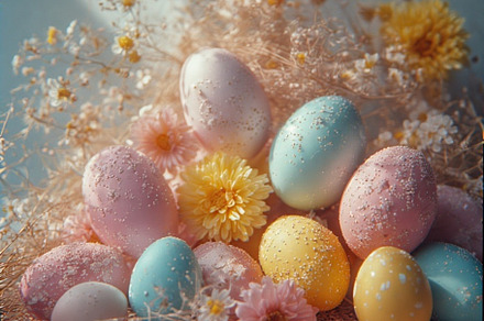 Pastel Eggs Easter Bunny image, a Holiday Photo by ComfortQ