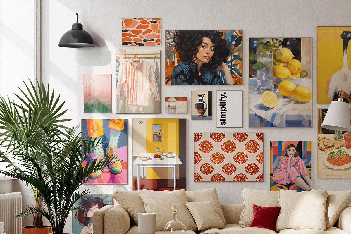 100 Eclectic Prints, a Background Graphic by Purple (Photo 3 of 9)