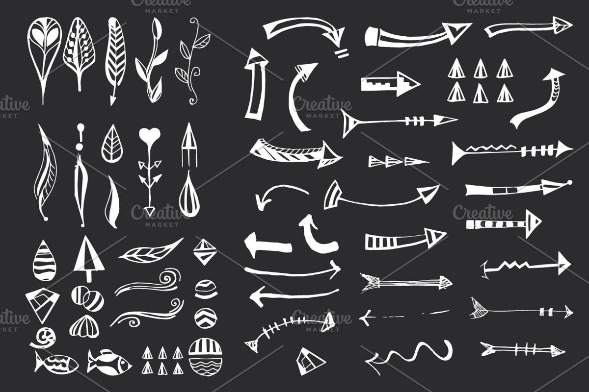 Handsketched elements, logo creator, an Object Graphic by Dasha Efremova (Photo 6 of 11)