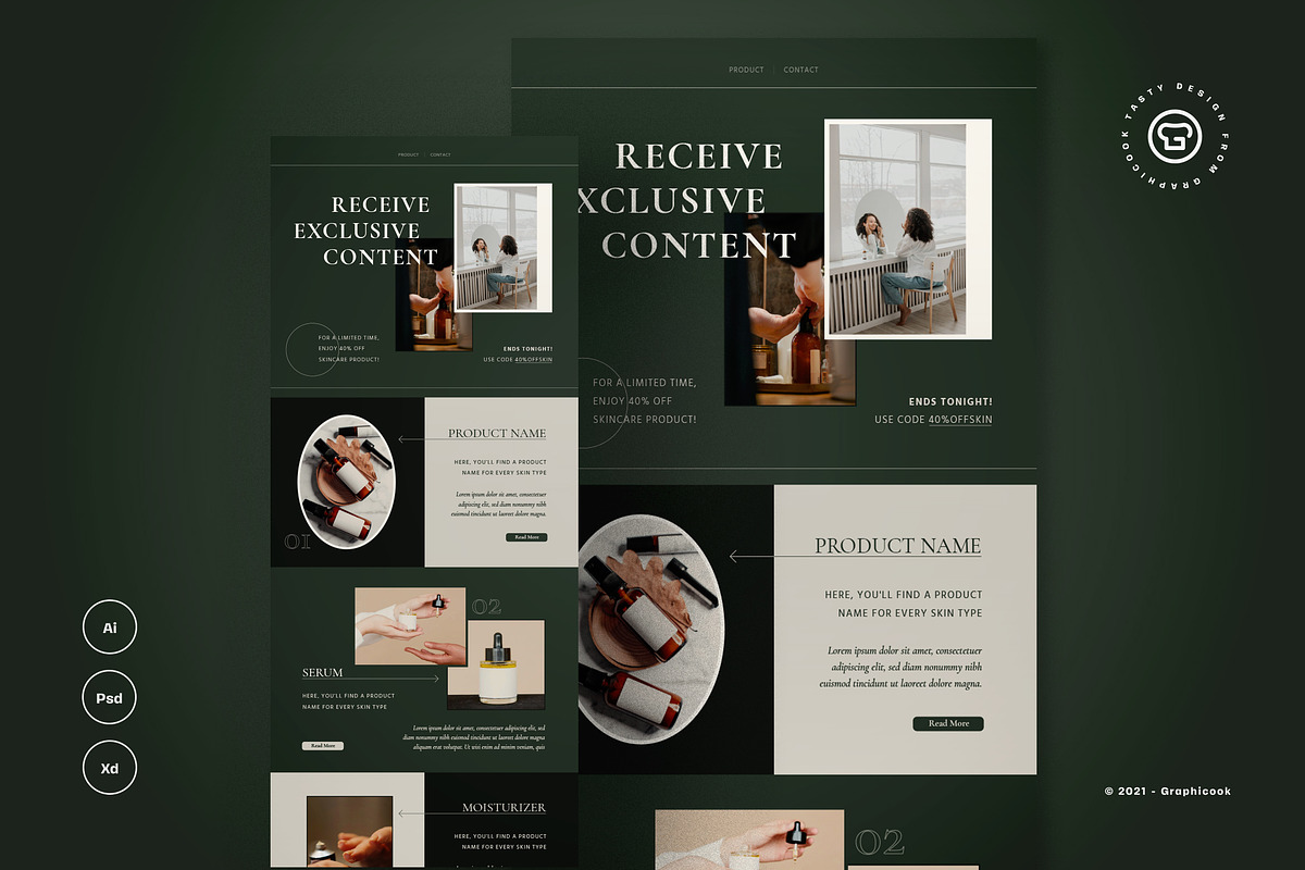 Email News Letter, an Email Template by graphicook (Photo 3 of 3)
