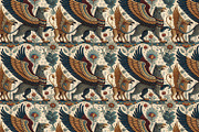 Early world. Seamless pattern set., a Pattern Graphic by Designs by Helen Trupak (Thumbnail 8 of 8)