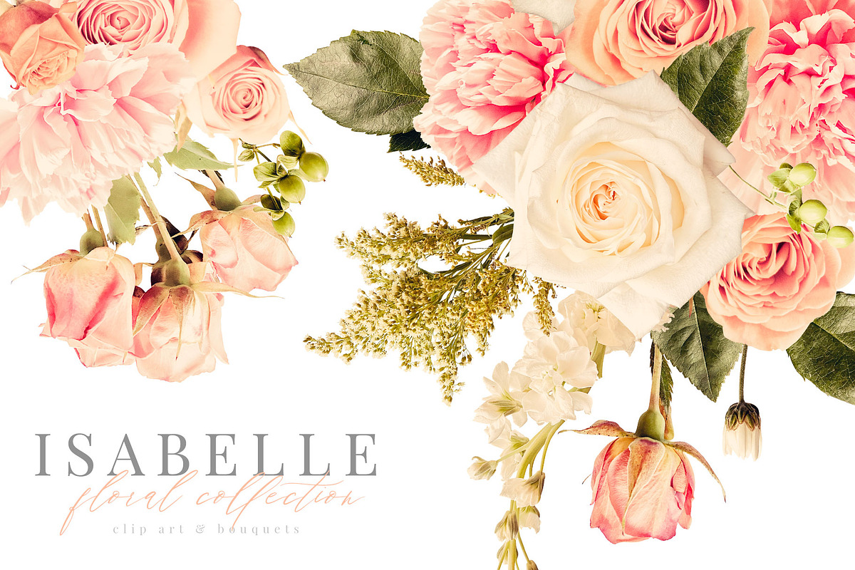 Isabelle Clip Art Floral Collection, an Object Graphic by Eclectic Anthology (Photo 3 of 10)