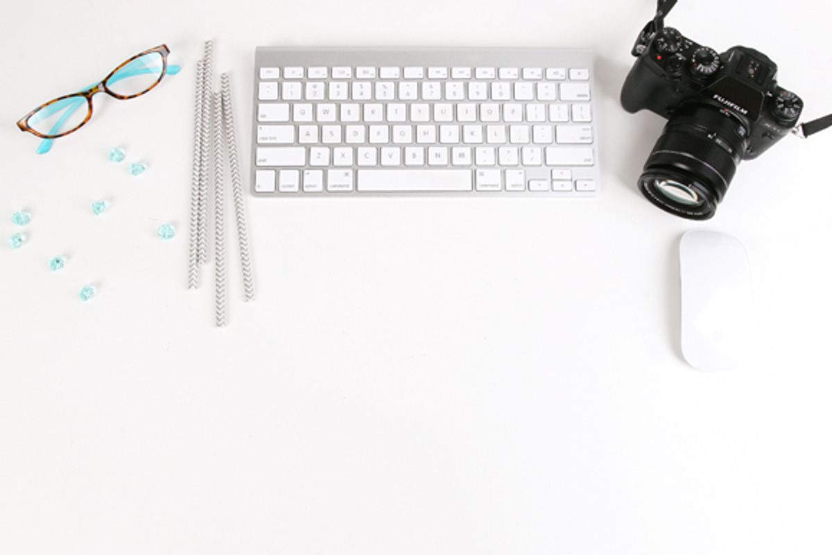 Styled Stock Mac Keyboard Camera, a Product Mockup by Stockographer