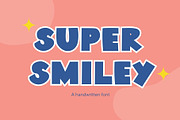Super smiley font, a Handwritten Font by JJuta (Thumbnail 1 of 6)