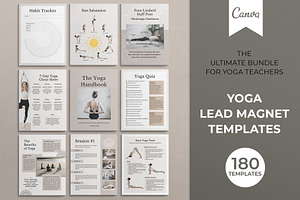 Yoga Lead Magnet Canva Templates