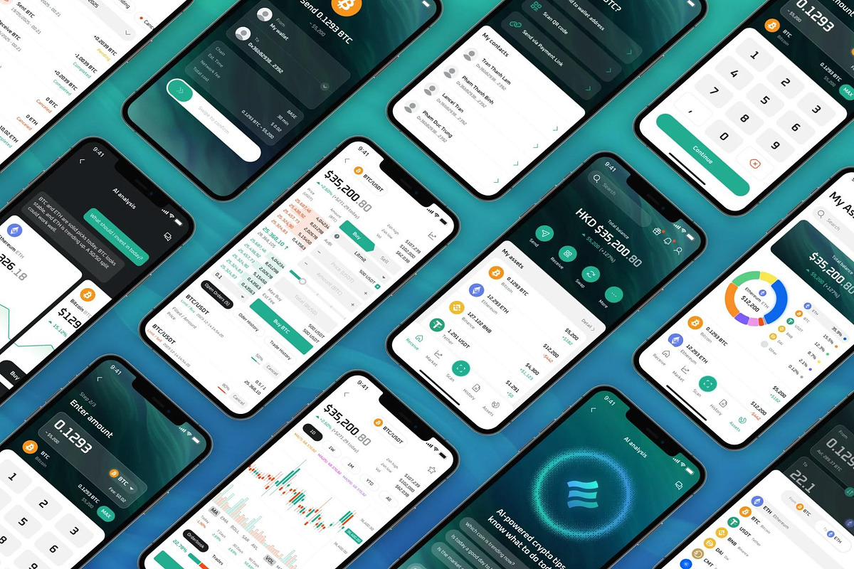 AI Assistant Crypto Wallet Mobile, an UI Kit Template by Creative Perspective (Photo 3 of 6)
