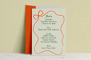 Mrs.Butler //  Quirky Wedding Font, a Handwritten Font by PeachCreme (Thumbnail 8 of 11)