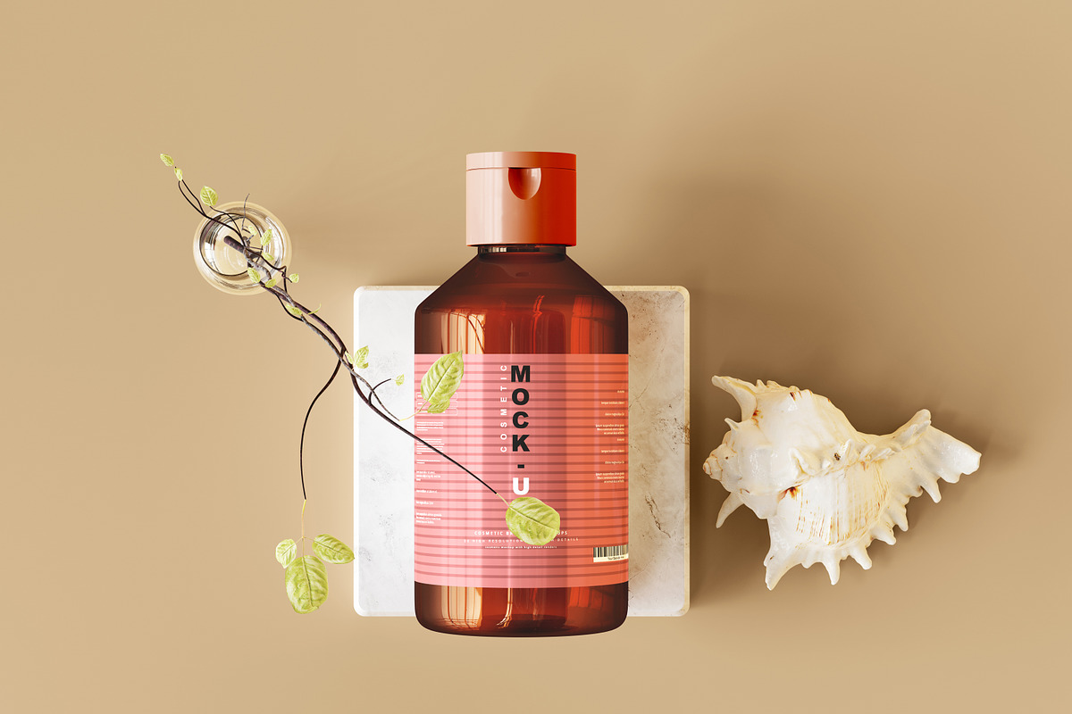 250+ Cosmetic Branding Mockup Bundle, a Cups & Container Mockup by pmvch (Photo 65 of 273)