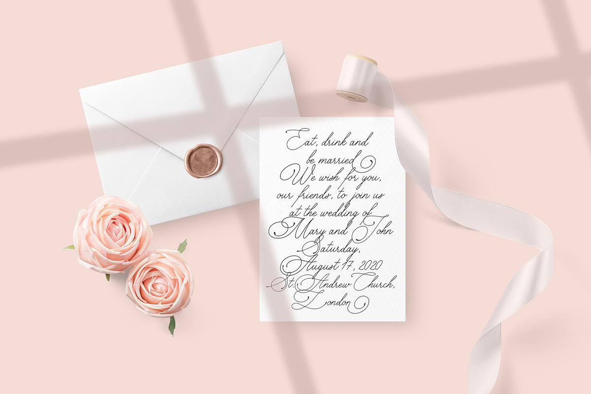 Lovely Monoline Script Font preview 7