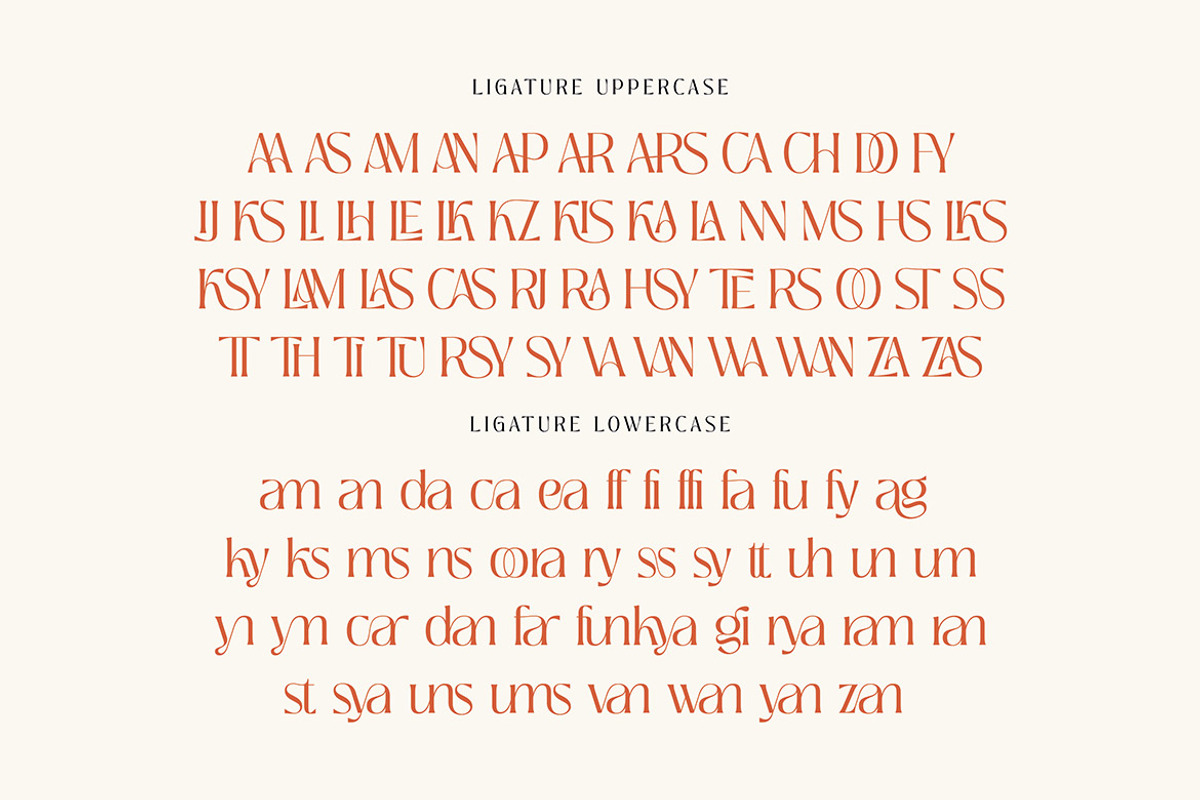 Rekyanda Luxury Serif, a Serif Font by Cruzine (Photo 6 of 7)