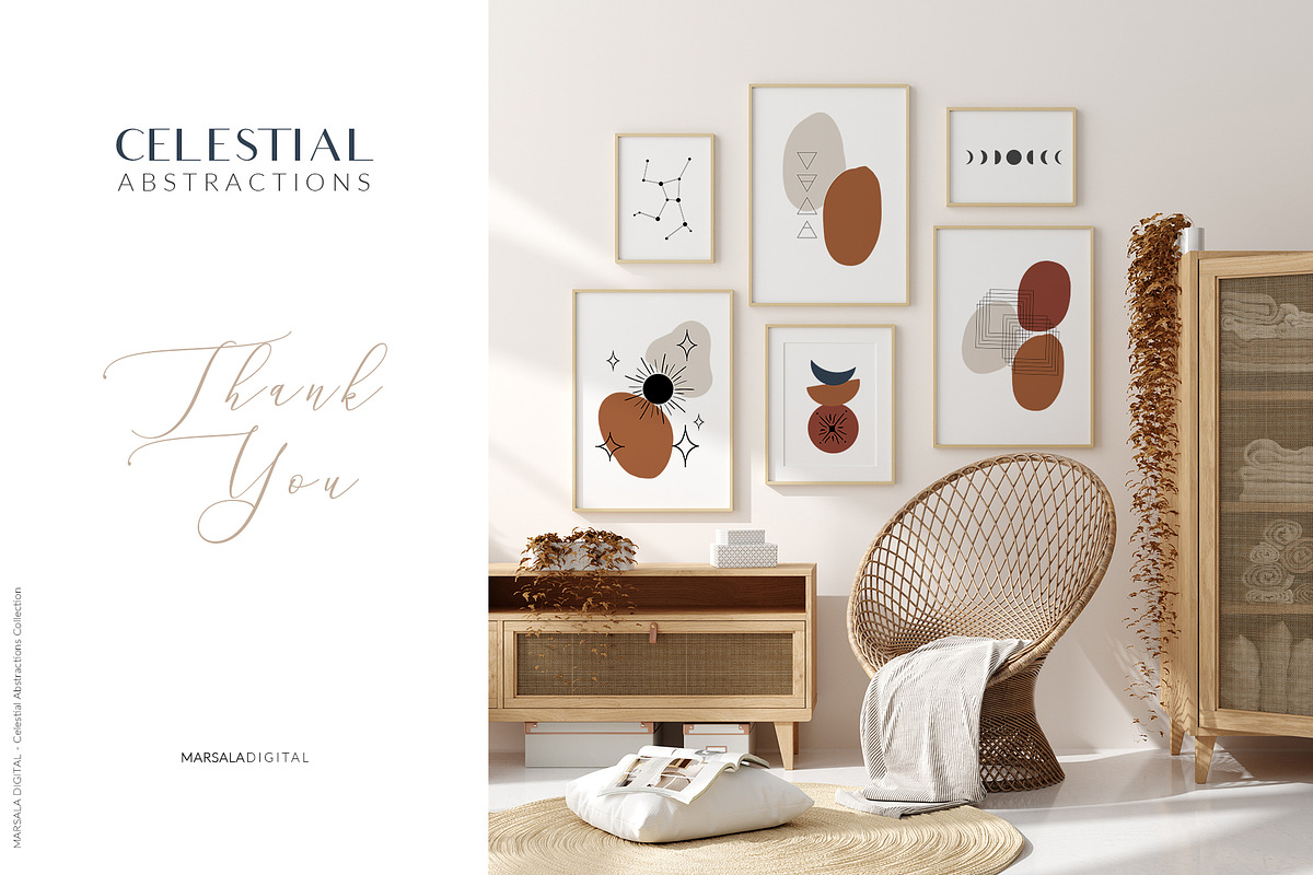 Celestial Abstract Set, Zodiac Stars, a Decorative Illustration by Kaya Fonts (Photo 11 of 11)