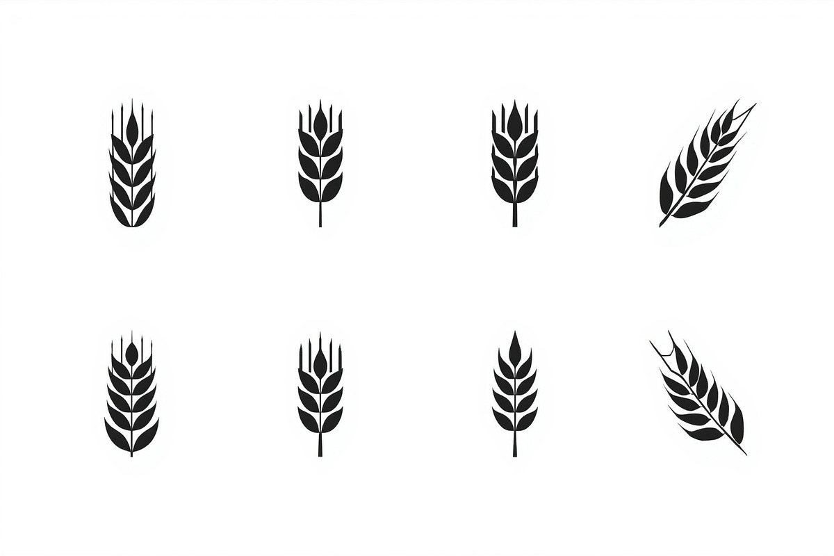 Wild Grass & Grain Vector Set, an Illustration by BIPLOB EXPERT (Photo 8 of 9)