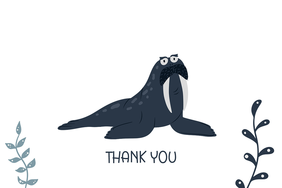 Sea Life clipart & pattern, an Animal Illustration by tamatus_art (Photo 9 of 9)