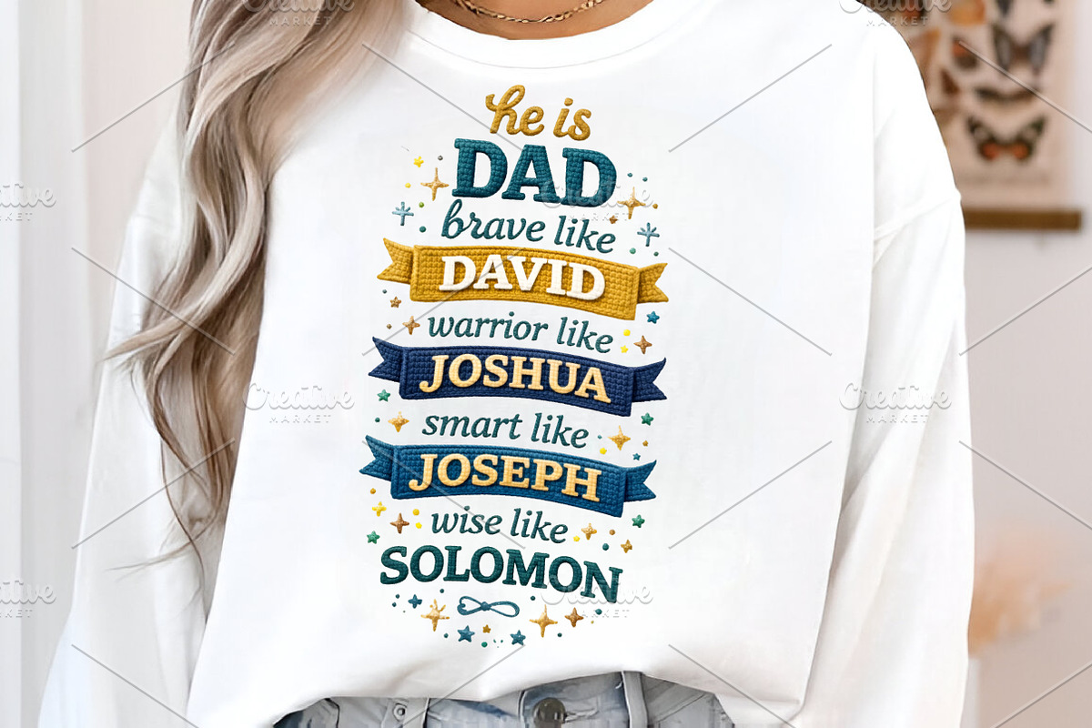 Father's Day PNG, Faux Yarn Dad PNG,, an Illustration by GatewayDesign (Photo 2 of 6)