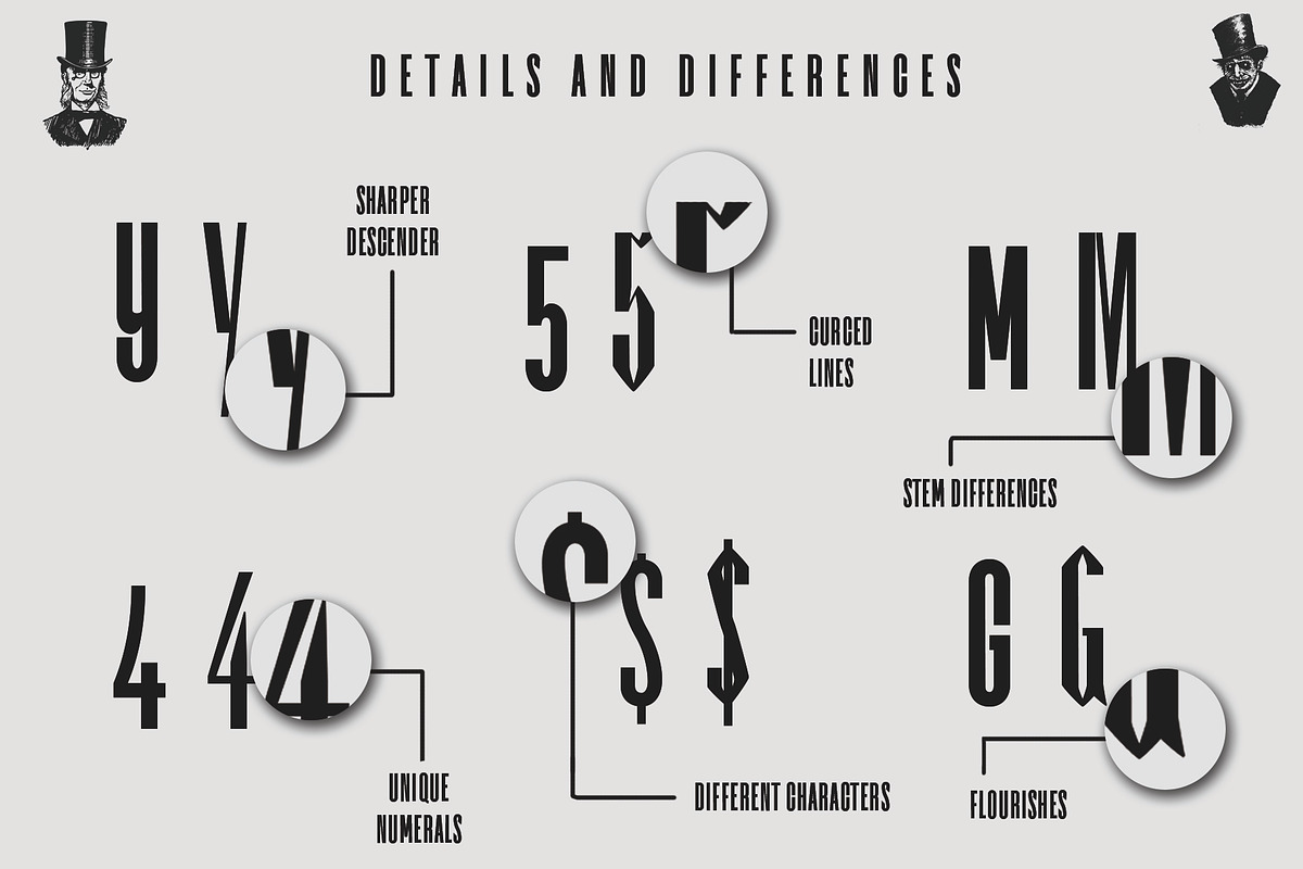 Dr.Jekyll & Mr.Hyde Typeface Duo preview 4