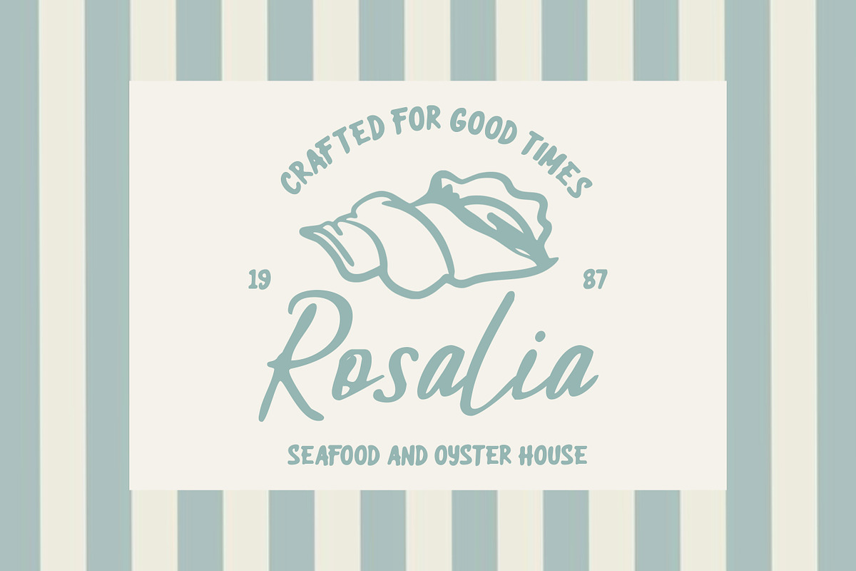 The La Cabane Vintage Duo Font, a Handwritten Font by Typoraith Co (Photo 2 of 10)