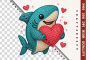 Faux Crochet Valentine Bundle PNG, a Seasonal Illustration by Craftsbeefy (Thumbnail 4 of 6)
