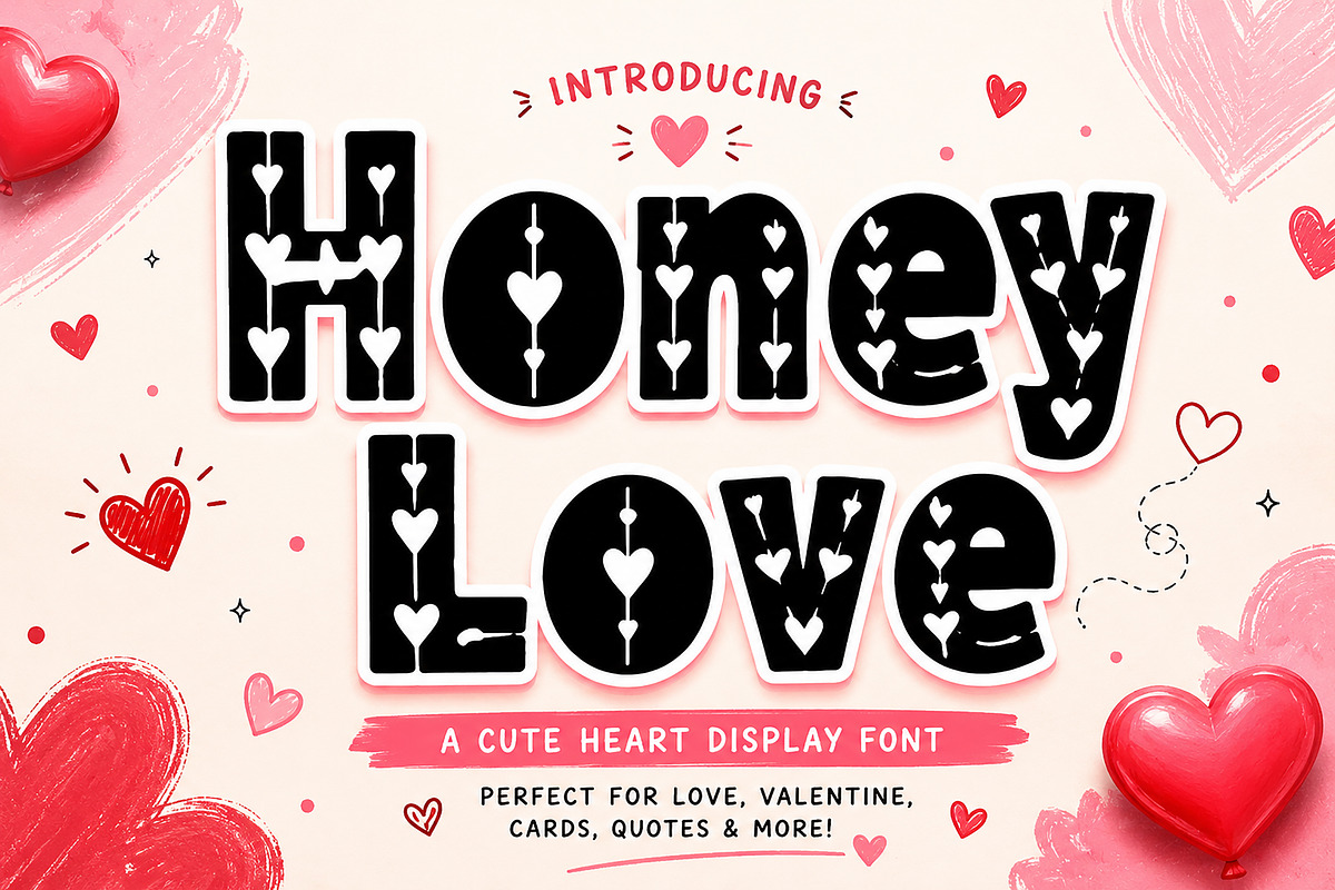Honey Love, a Slab Serif Font by Wow Magic (Photo 1 of 5)