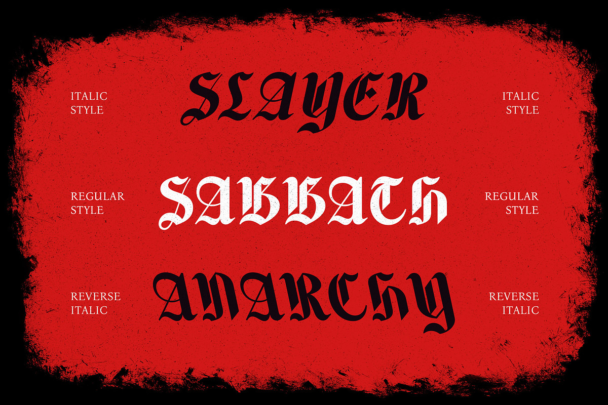 CS Meriam – Blackletter Font, a Blackletter Font by Craft Supply Co. (Photo 2 of 8)