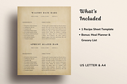 2 Recipes Page Template Vintage, a Templates & Theme by OrganizationOasisRo (Thumbnail 2 of 10)