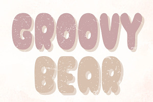 GROOVY BEAR - Handwritten