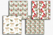 Christmas seamless digital papers, a Pattern Graphic by Vasmila (Thumbnail 5 of 8)