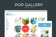 Pop Gallery Tumblr Theme, a Websites & App Template by Themelantic (Thumbnail 1 of 5)